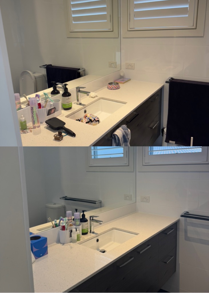 Family Bathroom Refresh — before and after